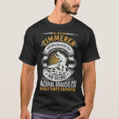 Zimmerer Zimmermann praat met henzelf Epert sweets T-shirt (Voorkant)