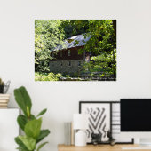 Zimmermanmolen, Minisink Hills Pa Poster (Thuiskantoor)