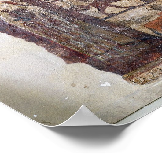 Zimri-Lim, koning van Mari, voor Goddess Ishtar Poster (Hoek)