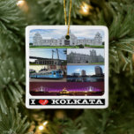 zIN004 KOLKATA, India, Azië, Keramisch Ornament<br><div class="desc">Hier vindt u het souvenir van uw vakantie. Deze categorie bevat keramische Ornamenten van vele locaties in Indië ( zIN004 KOLKATA, Indië, Azië, keramisch Ornament). Verras vrienden en familieleden met de unieke souvenirs van uw geweldige reis. Probeer ons. #LeoPepeDesign - Azië India, Leopepedesign, Reisreis fototoerisme, cadeau souvenir gadget Keramisch Ornament,...</div>