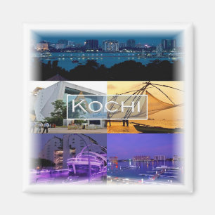 zIN007 KOCHI, India, Azië, Fridge Magneet