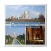 zIN010 DE TAJ MAHAL, India, Azië, Tegeltje (Voorkant)
