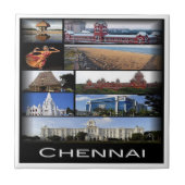 zIN011 CHENNAI MADRAS, India, Azië, Tegeltje (Voorkant)