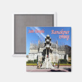 zIN017 Jain Temple RANAKPUR, India, Azië, Fridge Magneet (Voorkant / Achterkant)