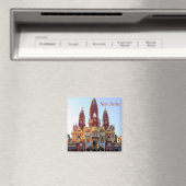 zIN022 New Delhi LAXMINARAYAN TEMPLE India, Fridge Magneet (Insitu (Vaatwasser))