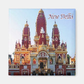 zIN022 New Delhi LAXMINARAYAN TEMPLE India, Fridge Magneet (Voorkant)