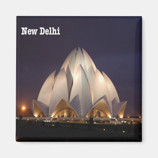 zIN023 LOTUS TEMPLE New Delhi, India, Fridge Magneet
