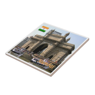 zIN025 MUMBAI, India, Azië, Tegeltje