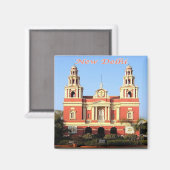 zIN026 JODHPUR MEHERANGARH FORT, India, Fridge Magneet (Voorkant / Achterkant)