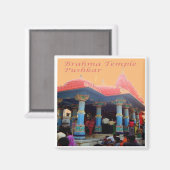 zIN20 Brahma Temple PUSHKAR, India, Azië, Fridge M Magneet (Voorkant / Achterkant)