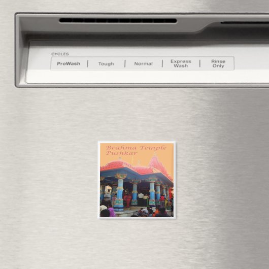 zIN20 Brahma Temple PUSHKAR, India, Azië, Fridge M Magneet (Insitu (Vaatwasser))