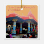 zIN20 Brahma Temple PUSHKAR, India, Azië, Keramisch Ornament (Achterkant)