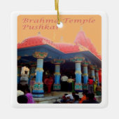 zIN20 Brahma Temple PUSHKAR, India, Azië, Keramisch Ornament (Voorkant)