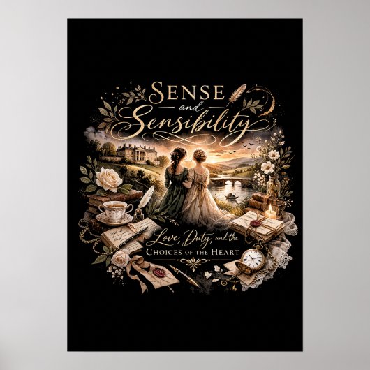 Zin en Gevoeligheid Poster (Voorkant)