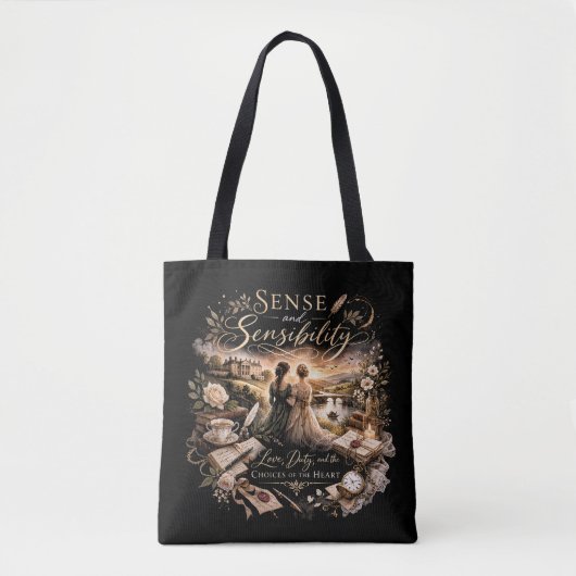 Zin en Gevoeligheid Tote Bag (Voorkant)