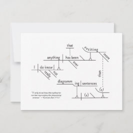 Zin gediagramd Briefkaart