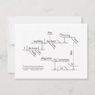 Zin gediagramd Briefkaart