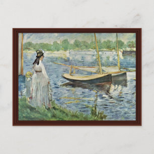 Zin in Argenteuil door Manet Edouard Briefkaart
