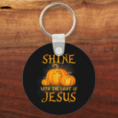 Zin met het licht van Jezus Christelijke Halloween Sleutelhanger (Voorkant)