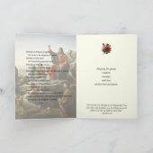 Zin op de berg sympathie begrafenis kaart (Binnen)