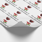 Zin op een mooie feestdag met Wijnkerst Cadeaupapier (Hoek)