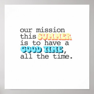 zin van buitenbanken poster