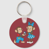 Zina and Mimo and the marriage proposal Sleutelhanger (Voorkant)