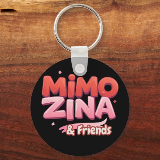 Zina and Mimo and the marriage proposal Sleutelhanger (Achterkant)