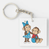 Zina and Mimo: Love and indifference Sleutelhanger (voorkant)