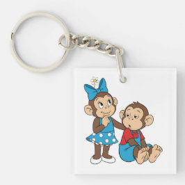 Zina and Mimo: Love and indifference Sleutelhanger