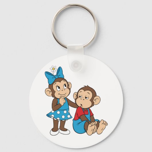 Zina and Mimo: Love and indifference Sleutelhanger (Voorkant)