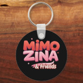 Zina and Mimo: Love and indifference Sleutelhanger (Achterkant)