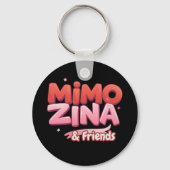 Zina and Mimo: Love and indifference Sleutelhanger (Achterkant)