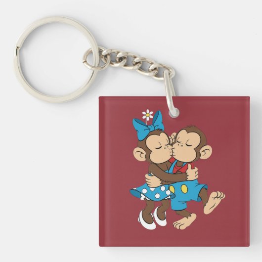 zina and mimo love kiss sleutelhanger (voorkant)