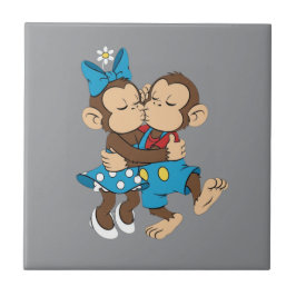 zina and mimo love kiss tegeltje