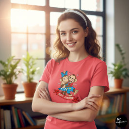 Zina and Mimo, mon amour Tri-Blend Shirt