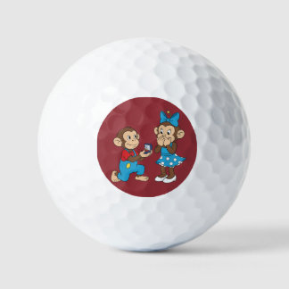 Zina en Mimo en het huwelijksaanzoek Golfballen