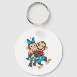 Zina en Mimo flirten. Sleutelhanger