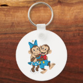 Zina en Mimo flirten. Sleutelhanger (Voorkant)