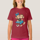 zina en mimo liefdeskus t-shirt (Voorkant)