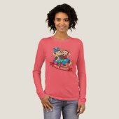 Zina en Mimo, mon amour Tri-Blend Shirt (Voorkant)