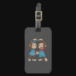 Zina, Mimo, and the sign of love Bagagelabel