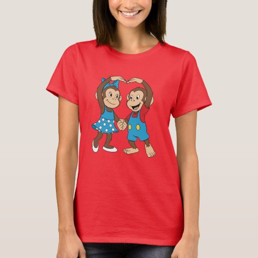 Zina, Mimo, and the sign of love T-shirt (Voorkant)