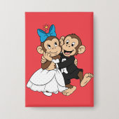 Zina & Mimo are the bride and groom. Button (Voorkant)