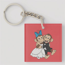Zina & Mimo are the bride and groom. Sleutelhanger