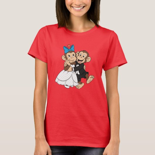 Zina & Mimo are the bride and groom. T-shirt (Voorkant)