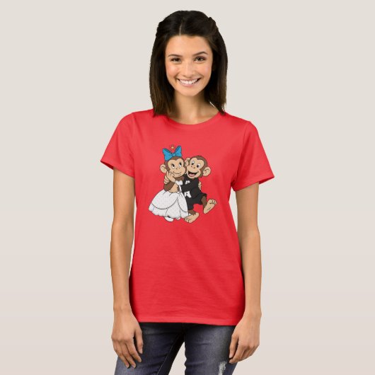 Zina & Mimo are the bride and groom. T-shirt (Voorkant volledig)