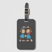 Zina, Mimo en het teken van liefde Bagagelabel (Voorkant (verticaal))