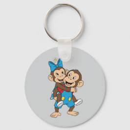 zina on mimo's back sleutelhanger