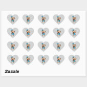 zina op mimo's rug hart sticker (Vel)
